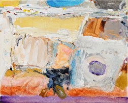 林奕維Lin, Yi-Wei，Schleudern（脫水）Schleudern（dehydration），壓克力顏料,畫布 Acrylic on the canvas，17.5 x 14cm，2018